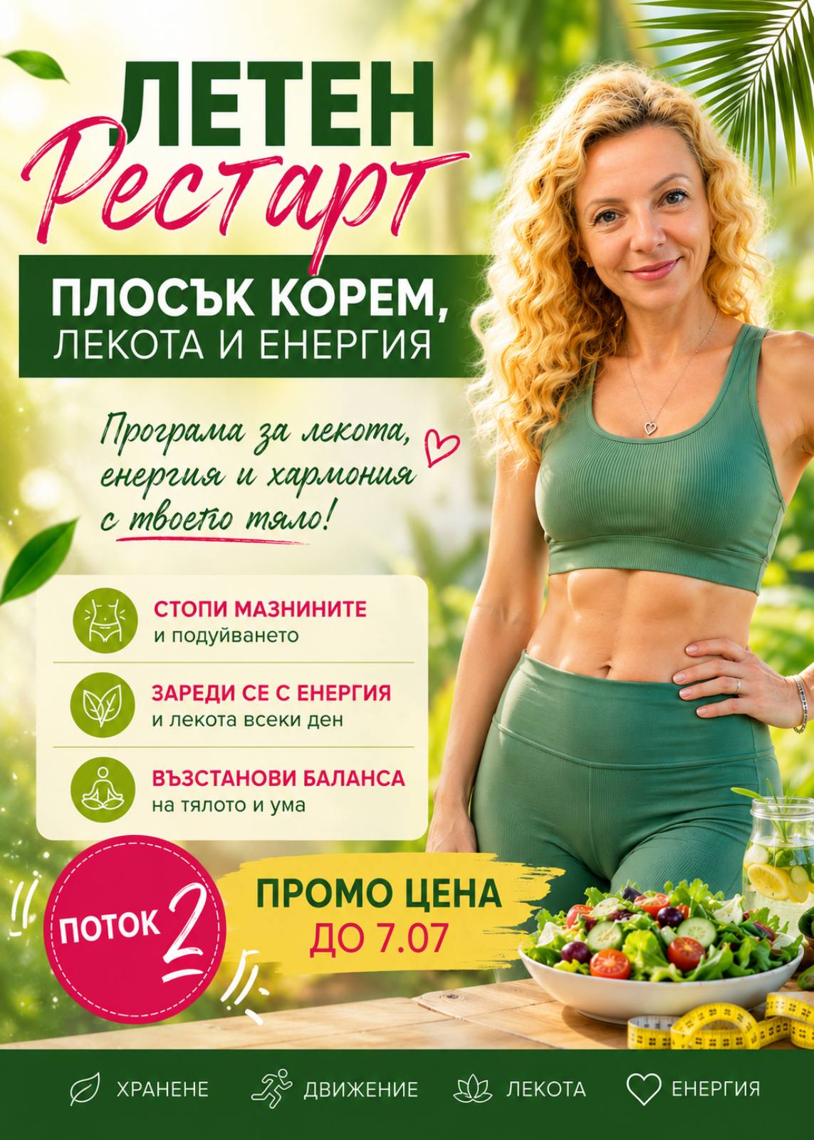 Летен 14 дневен рестарт: Плосък корем, енергия и лекота - Image 2